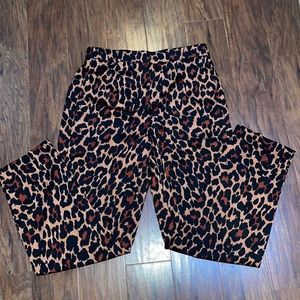 J. Crew Cheetah Trousers